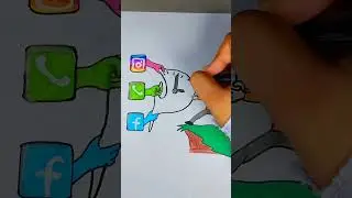 Don't waste your valuable time in social media#youtubeshorts #shorts #art #sad #diy  #drawing #yt