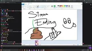 xQc Draws a Picture & Does a Sheesh For the End of the Stream (Secret Ending)