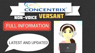 Concentrix Non Voice Versant Test | Live with Example