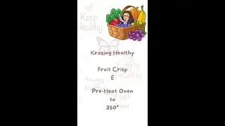 Kruzing Healthy Fruit Crisp THM E