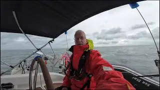 Solo Sail to the Mediterranean begins, Fleetwood to Holyhead Wales - Episode 1