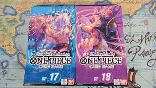 One Piece ST 17: Blue Doflamingo & ST 18: Purple Luffy - One Piece Card Game
