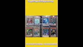 YUGIOH OCG DRAGON and ELEMENTAL HERO CARDS COLLECTION..