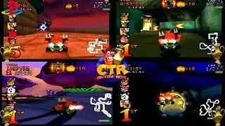 Crash Team Racing PS1 101% Adventure Mode Part 16: Citadel City Trophy Races [Jan 8 2026]
