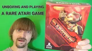 Unboxing and Playing the RARE Atari 2600 Game SABOTEUR -(Weird Paul)