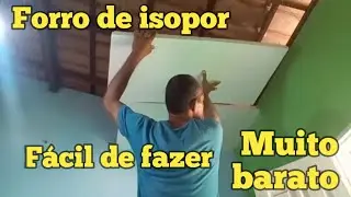Como fazer forro de isopor passo a passo