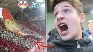 CRAZY ULTRAS, PYRO and FLARES - RB Leipzig vs Zenit