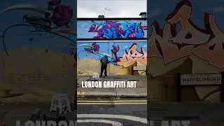 London Graffiti Street Art - Wait until the end! #tag #art #london