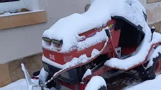 Kleiner Winterdienst in Zittauer Gebirge