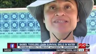 Babies, toddlers learn survival skills in water through Infant Swim Resource