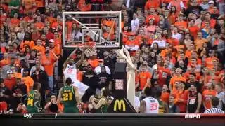 Oklahoma State Markel Brown INcredible Reverse Alley Oop Jam vs Baylor