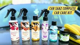 CarSaaz Best Car Care Kit for Deep Cleaning & Protection | Car Cleaning Hack | Save Time & Effort