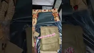 CISF Training Kit 😍 #cisf #cisflover #foji #army
