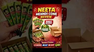 Neeta Mehndi Cone Test ✋ | Colour Result & Quality Review#shorts#trending#viral#heenacone#best#cone