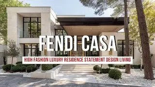 High Fashion Luxury Residence Inspired by Fendi Casa Statement Design Living