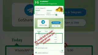 NEW GO SHARE Link bio profile jaldi se loot lo bhai new user 120 rupye new member join new update