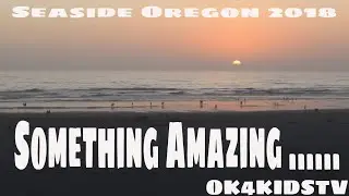 Приморский Орегон Удивительный закат на пляже ok4kidstv video 183