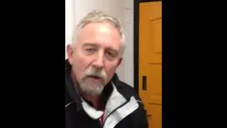 Bob Moffat after Ossett Albion