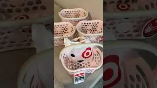 The @target pink baskets are the cutest🩷🎀💕 #targethaul #pinkaesthetic #coquette