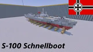 How To Build The S-100 Schnellboot In Minecraft (1.5:1)