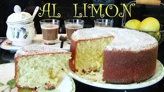 Como hacer BIZCOCHO de LIMON MUY ALTO. Lemon Cake 🌷TORTA AL LIMONE | Acqua Rosa Recetas