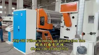 Automatic pillow winding up production line pillow filling machine ZXJ-787