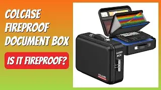 REVIEW (2025): COLCASE Fireproof Document Box. Features.