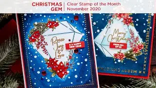 Spellbinders November 2020 Clear Stamp of the Month is Here &ndash; Christmas Gem