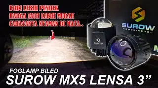Review Foglamp Biled Surow MX5 Lensa 3 Inchi Bluelens