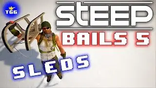 STEEP SLEDS - BAILS MONTAGE 5  - SLEDS! CRASHES, BAILS, AND FAILS!