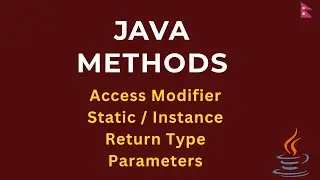 METHODS IN JAVA - FULL EXPLANATION [In Nepali & English]