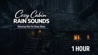 Cozy Cabin Rain Sounds for Sleep, Insomnia, Meditation, Study & Stress Relief