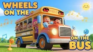 The Wheels on the Bus Song For Kids | 3D Animated Nursery Rhymes | Kids Songs & Rhymes