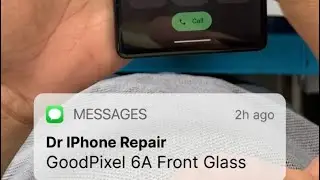 Google pixel 6A Front Glass Replacement Without Display Risk Original Glass