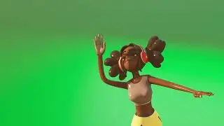 3D character walk cycle, action staging and scene setting practise in Maya
