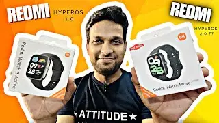 Redmi Watch Move Vs Redmi Watch 3 Active ⚡ Redmi HyperOs Watches | accuracy | Looks and build !