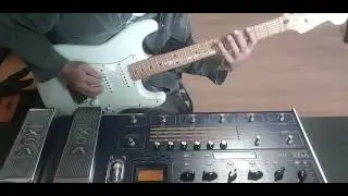 (C Major) One Chord, Scale + Chord Tone Practice. VOX Tonelab SE.