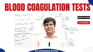 Blood Coagulation Tests | Bleeding Time | Clotting Time | PT | APTT | INR | Thrombin Time | D-Dimers