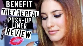 Benefit They're Real PUSH-UP LINER Review ♡ | Worth The Hype?!