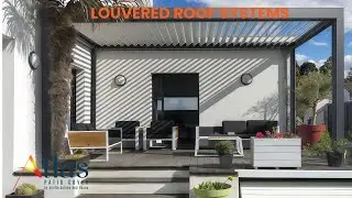 Atlas Louvered Roof System by Apollo Screen & Shade #louveredroof #patiocover  #patioenclosure