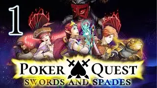 Poker Roguelike Deckbuilder!? Let's Try Poker Quest: Swords and Spades Lets Play Ep 1