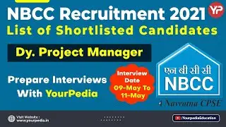 NBCC Dy. Project Manager Shortlisting out | Prepare NBCC PM Interviews with YourPedia