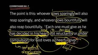 Why Do You Give to the Church? 2 Corinthians 9:6&ndash;11, Part 1