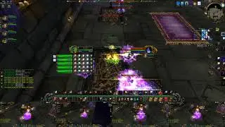 world of warcraft sholomance multibox dark rune farm 4 mage 1 priest