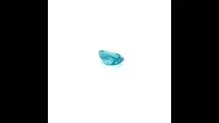 6.02 ct. Zircon blue octagon (арт. 0239)