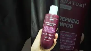 Bare Anatomy Curl Defining Shampoo.#haircare #shampoo #curlyhair #shorts