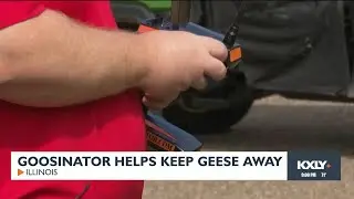 Goosinator helps keep geese away