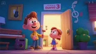 Farewell Tune | Gentle Goodbye Song for Kids | Nursery Rhyme Cartoon with Love & Learning
