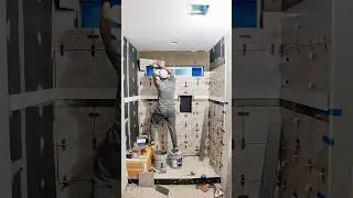 Tile Installation Around Shower Window | Precision Cuts & Waterproof Finish