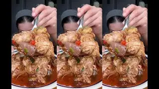 ASMR MUKBANG Meat Dumpling SEAFOOD DELICIOUS PORK BELLY EATING SHOW EatingWithLi